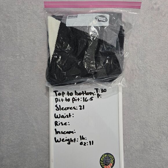 WHBM Womens Colorblock Asymmetrical Long Sleeve Sweater Size S Business Casual - Picture 6 of 6